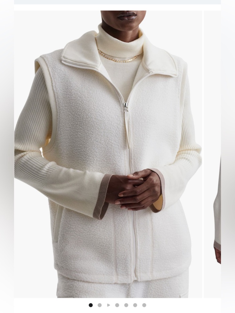 Varley fleece vest
